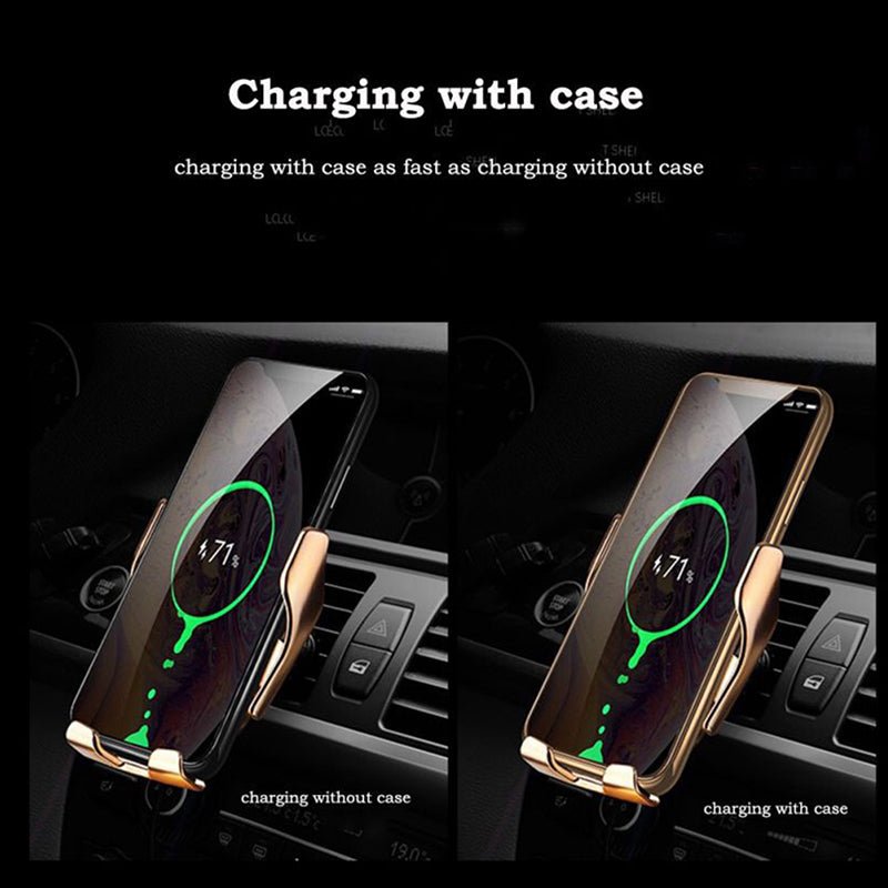 Auto Clamping Wireless Car Charger fyrivia Electronics