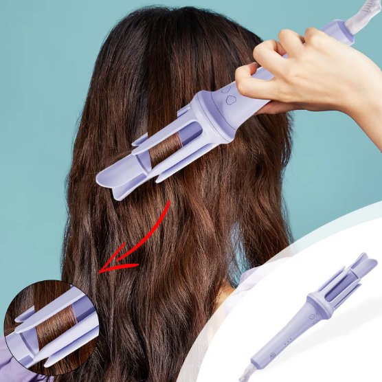 Automatic Hair Curler Stick Zambeel