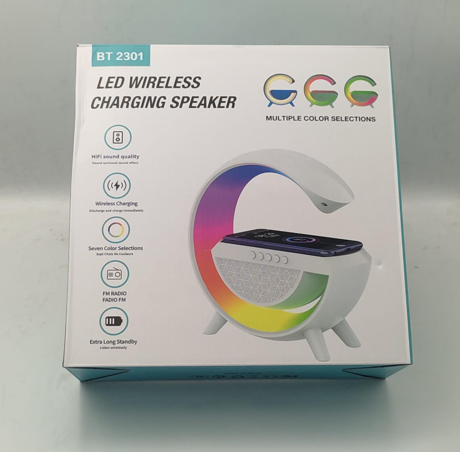 Led Wireless Charger Speaker MRB