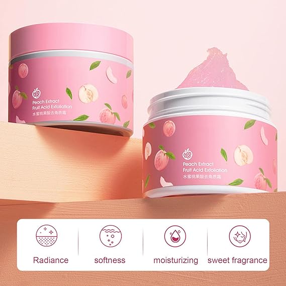 Peach Extract Fruit Acid Exfoliating Face Gel Cream m